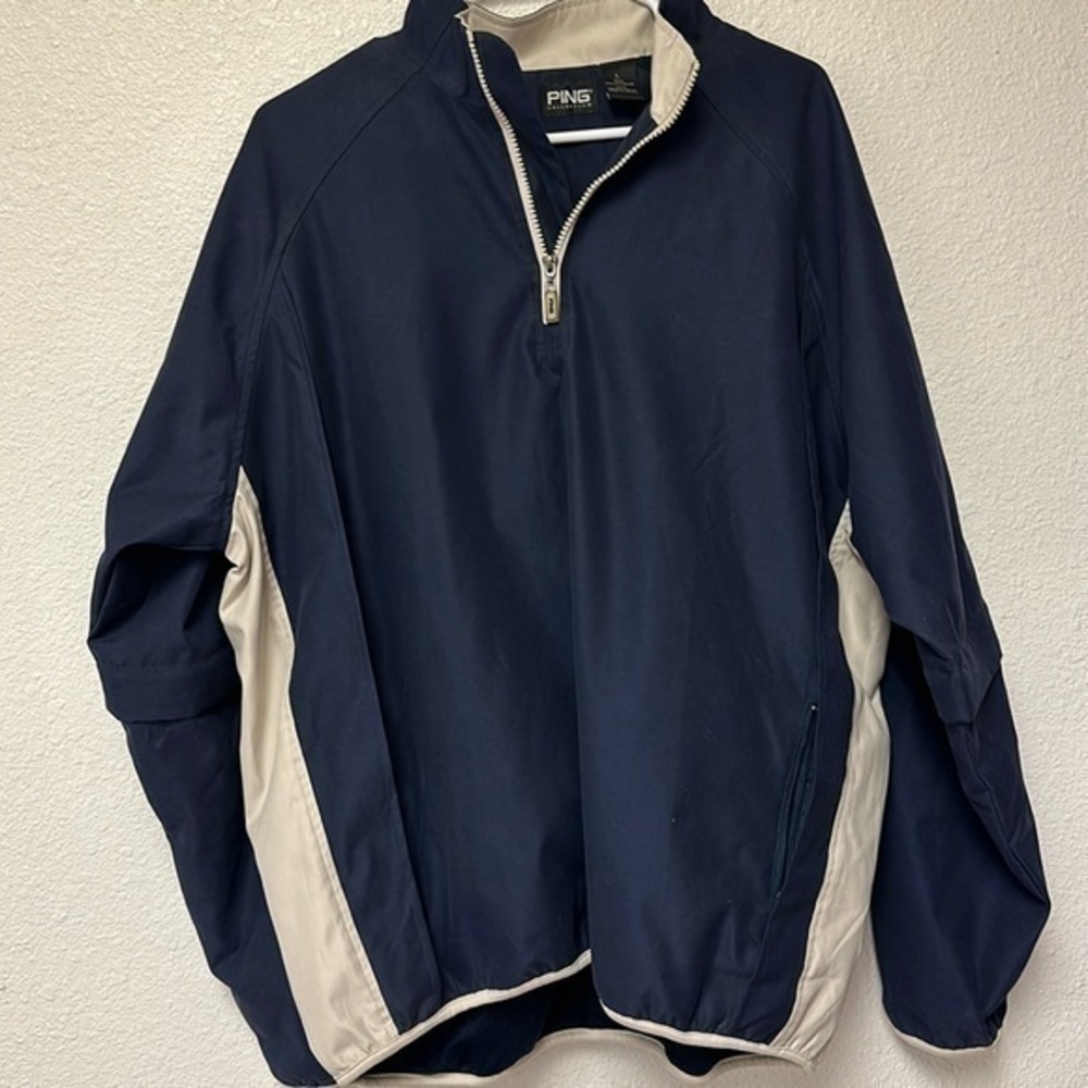 Ping men’s long sleeve 1/4 zip performance shirt size Large